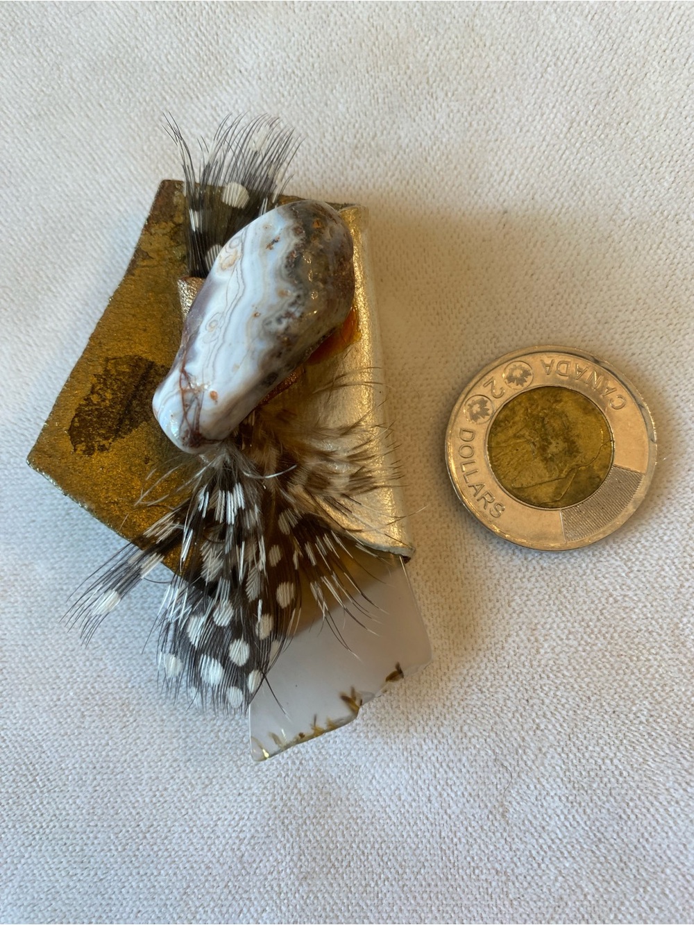 Handcrafted brooch